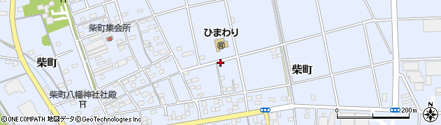 群馬県伊勢崎市柴町周辺の地図