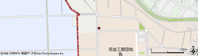 栃木県足利市荒金町391周辺の地図