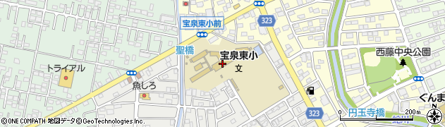 市立宝泉東小学校周辺の地図