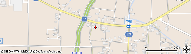 長野県安曇野市堀金烏川中堀3299周辺の地図