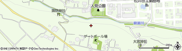群馬県安中市松井田町人見周辺の地図