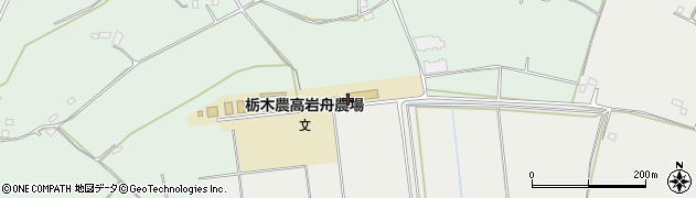 栃木県立　栃木農業高等学校岩舟農場周辺の地図
