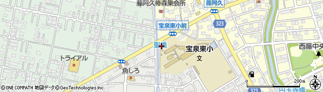 宝泉東小放課後児童クラブ周辺の地図