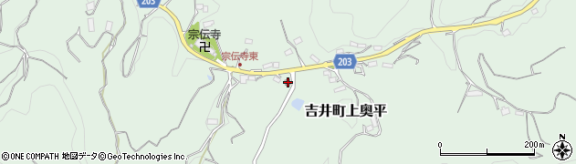 群馬県高崎市吉井町上奥平1447周辺の地図