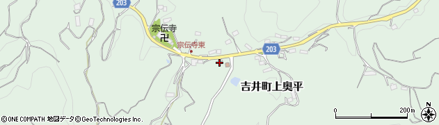 群馬県高崎市吉井町上奥平1460周辺の地図