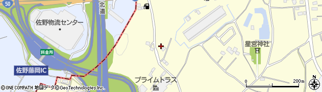 栃木県栃木市藤岡町都賀2844周辺の地図