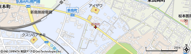 新島町周辺の地図