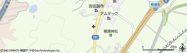石川県加賀市熊坂町（丁）周辺の地図