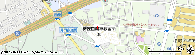 栃木県佐野市越名町1251周辺の地図