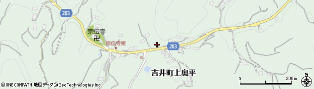 群馬県高崎市吉井町上奥平甲周辺の地図