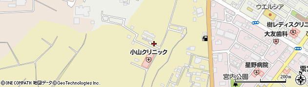 粟宮2号公園周辺の地図