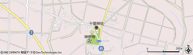十里神社周辺の地図