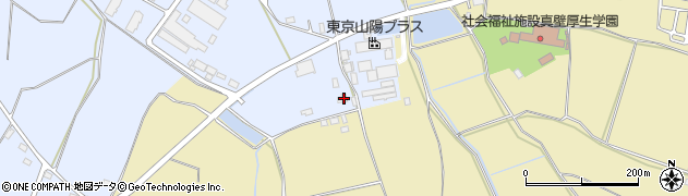 茨城県桜川市真壁町東矢貝245周辺の地図