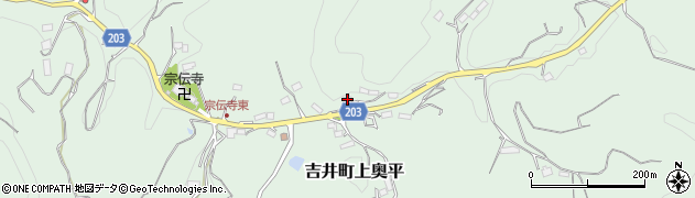 群馬県高崎市吉井町上奥平1436周辺の地図