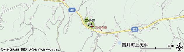 群馬県高崎市吉井町上奥平1403周辺の地図