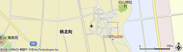 石川県加賀市二ツ屋町（ニ）周辺の地図