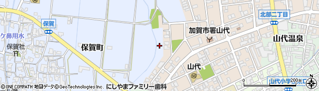 石川県加賀市保賀町リ周辺の地図