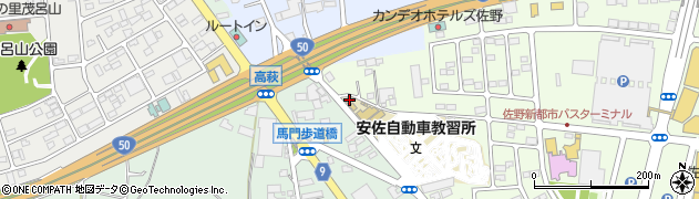 栃木県佐野市越名町1248周辺の地図