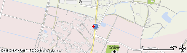 茨城県桜川市真壁町長岡258周辺の地図