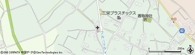 茨城県石岡市小見1021周辺の地図