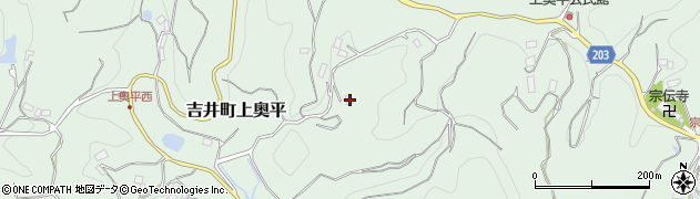 群馬県高崎市吉井町上奥平1303周辺の地図