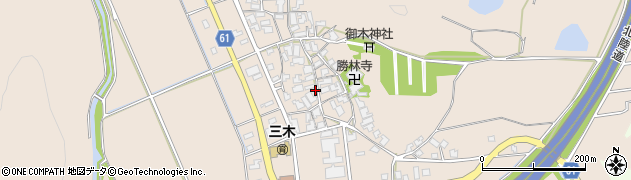 石川県加賀市三木町34周辺の地図
