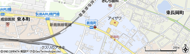 有限会社太田ドライセンター　新島店周辺の地図