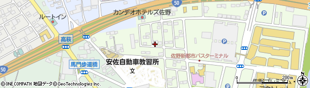 栃木県佐野市越名町1263周辺の地図