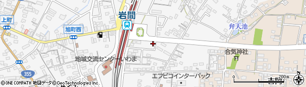 茨城県警察本部　笠間警察署岩間地区交番周辺の地図