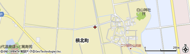 石川県加賀市二ツ屋町周辺の地図