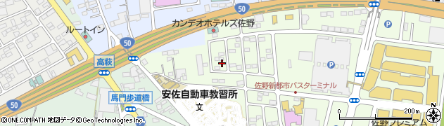 栃木県佐野市越名町2047周辺の地図