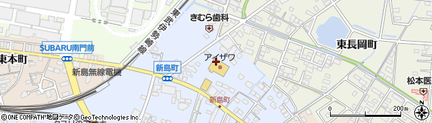 有限会社アイザワ　太田店周辺の地図