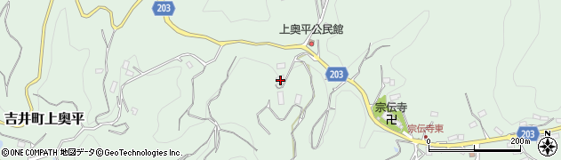 群馬県高崎市吉井町上奥平1390周辺の地図