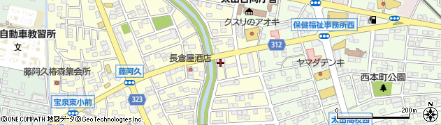 桐生信用金庫太田西支店周辺の地図
