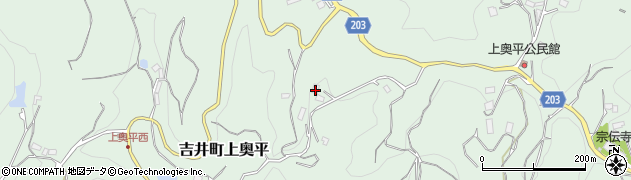 群馬県高崎市吉井町上奥平1312周辺の地図