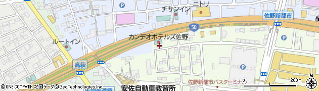 栃木県佐野市越名町2038周辺の地図