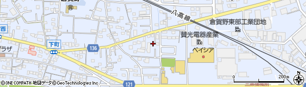 群馬県高崎市倉賀野町2187周辺の地図