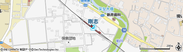 剛志駅周辺の地図