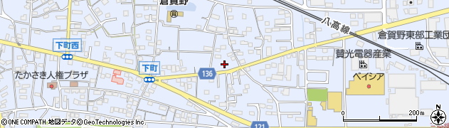 群馬県高崎市倉賀野町2260周辺の地図