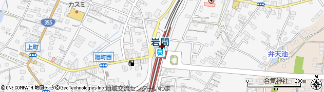 茨城県笠間市周辺の地図