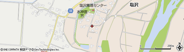栃木県小山市塩沢971周辺の地図