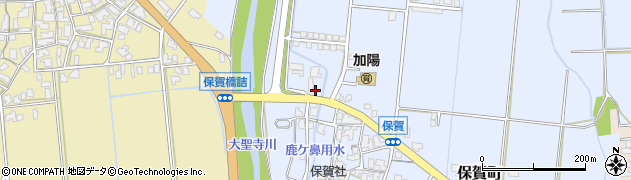 石川県加賀市保賀町（ム）周辺の地図