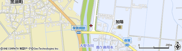石川県加賀市保賀町（ラ）周辺の地図