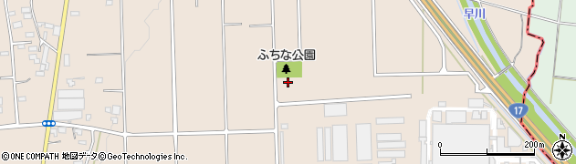 伊勢崎市境ふちな公園周辺の地図