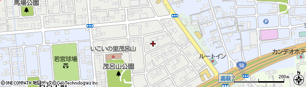 栃木県佐野市茂呂山町周辺の地図