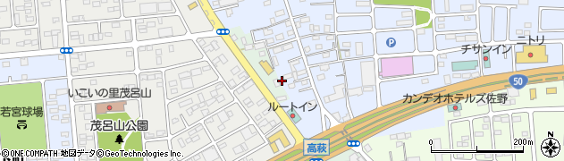栃木県佐野市高萩町1994周辺の地図