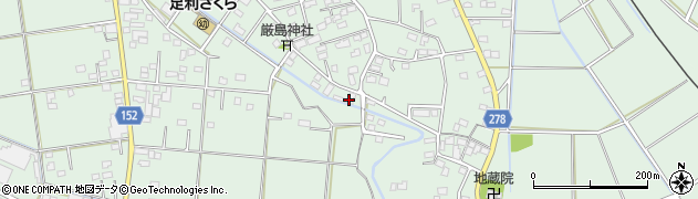 栃木県足利市百頭町周辺の地図