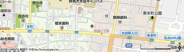 足利銀行太田支店 ＡＴＭ周辺の地図