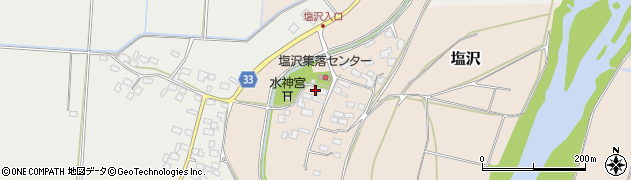 栃木県小山市塩沢962周辺の地図
