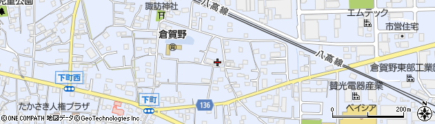群馬県高崎市倉賀野町2308周辺の地図